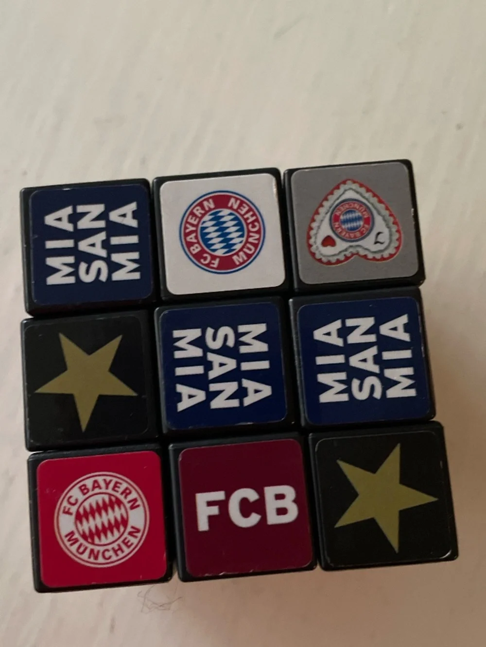 FC Bayern Munich Rubik's Cube - Memorabilia for Soccer/Football Fans